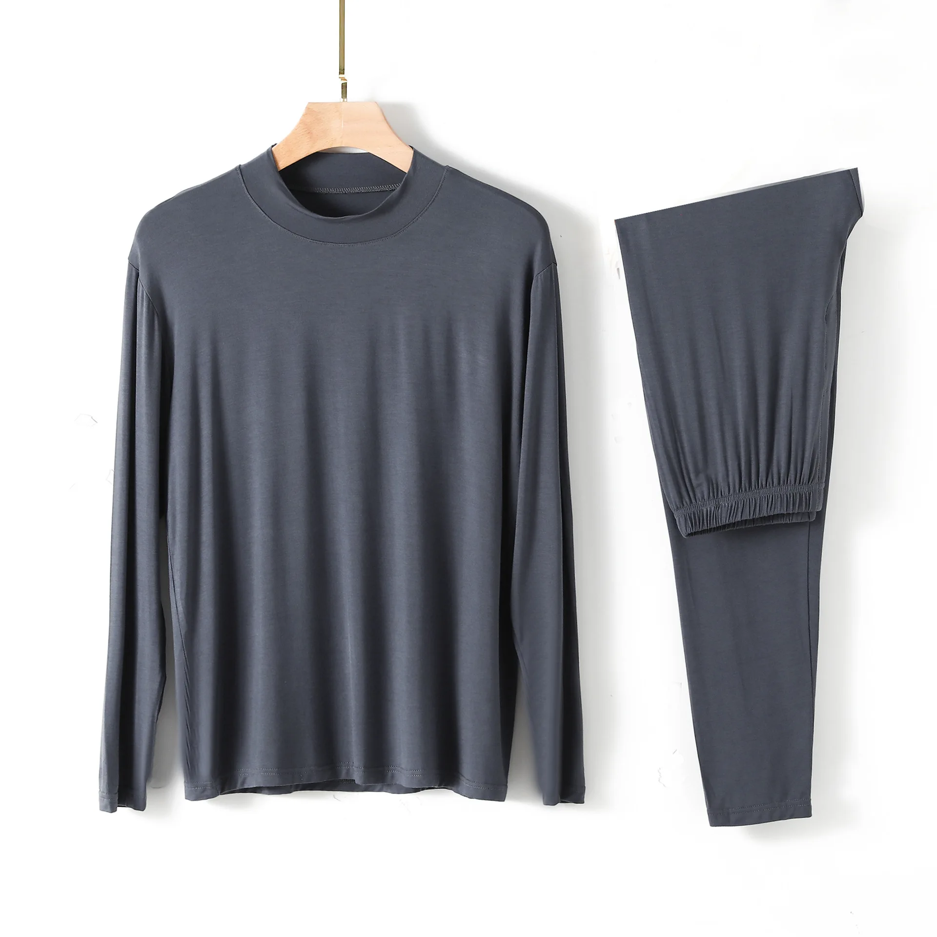 high neck-dark gray