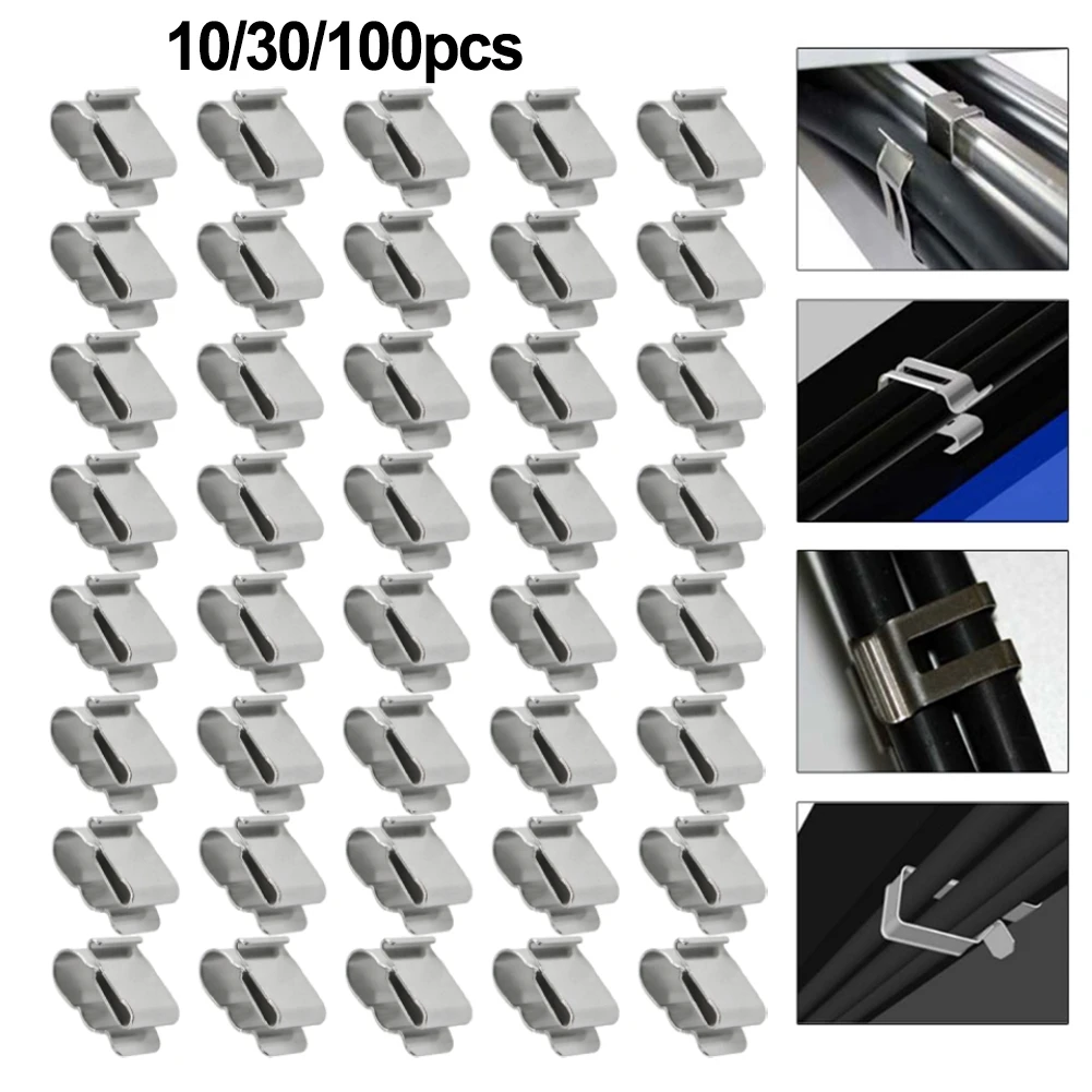 10/30/100 قطعة مقاطع كابلات الألواح الشمسية مقاطع أسلاك الفولاذ المقاوم للصدأ للمنزل وحدات الطاقة الكهروضوئية قوارب الكاياك قوارب الصيد