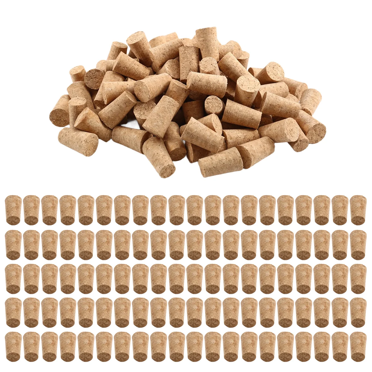 Качественные 100 шт. конические пробки для вина, многоразовые деревянные пробки, креативная портативная герметичная пробка для вина, крышка для бутылок вина, Wi