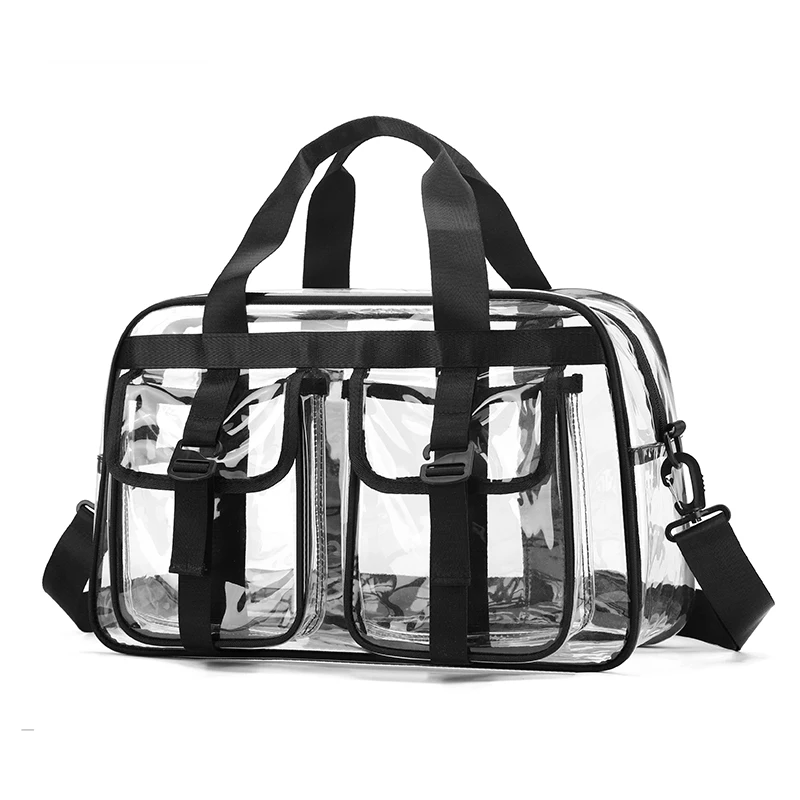 

High Quality Women PVC Handbags Fashion Ladies Zipper Transparent Shoulder Bags Casual New Female Big Crossbody Bags for Women