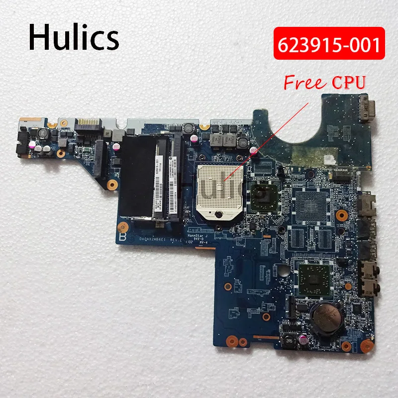 

Hulics Used DA0AX2MB6E1 For HP Laptop Mainboard 623915-001 CQ42 CQ62 G42 G56 CQ56 Motherboard 100% Tested