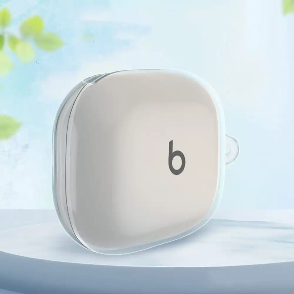 حافظة واقية شفافة لسماعات الأذن من مادة البولي يوريثان متوافقة مع غطاء الجسم الكامل Beats Powerbeats Pro 2 للأولاد والبنات والنساء والرجال والمراهقين