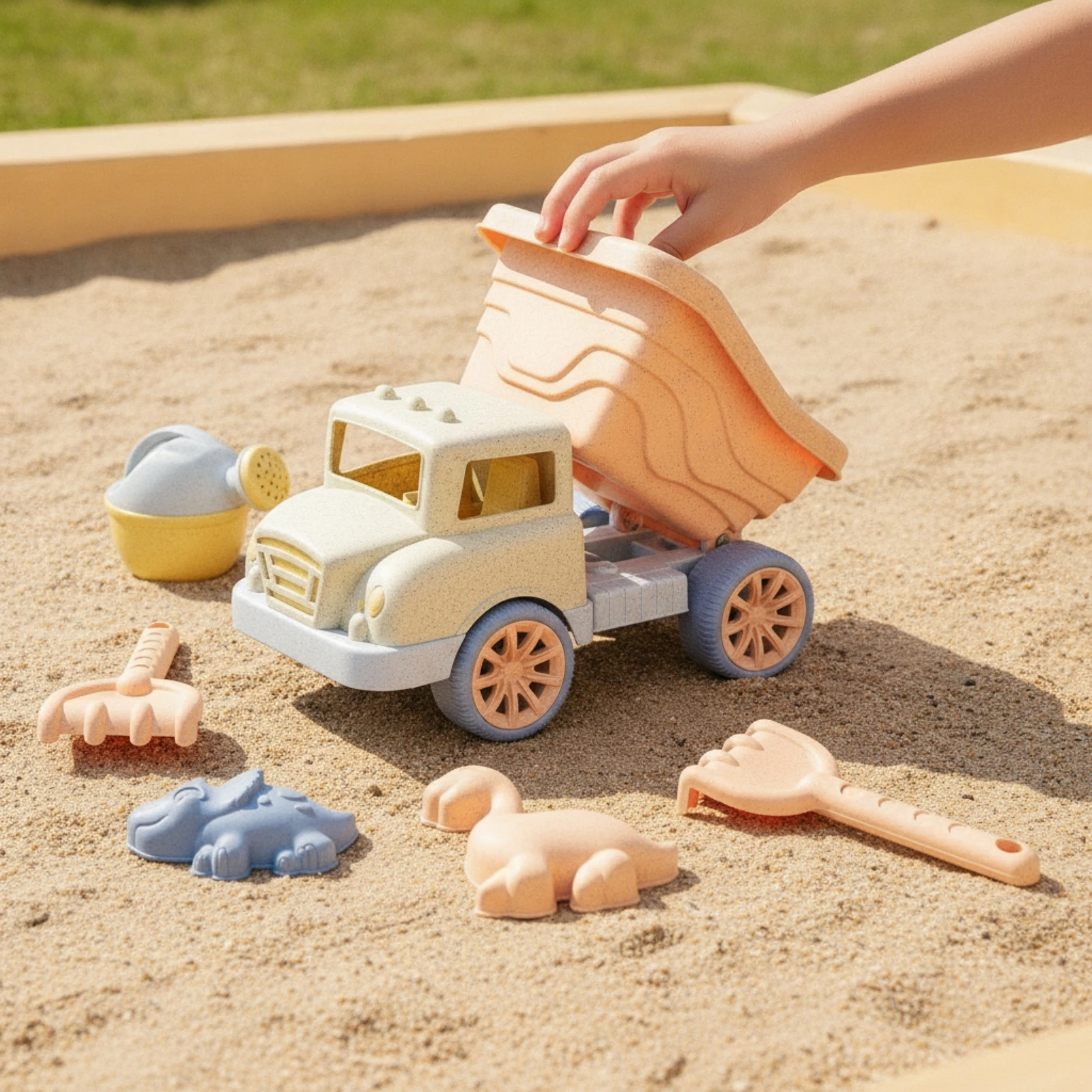 Toy Construction Vehicle Eco-Friendly Toy Truck Sand Play Vehicle Interactive Outdoor for Children, Beach, Sandbox