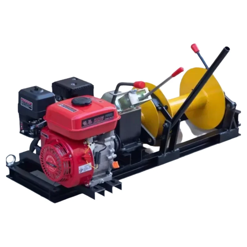 

Грунтовая транспортировка 1-тонной и 2-тонной лебедки с помощью дизельного и бензинового подъемного оборудования для лебедки Подъемник крана