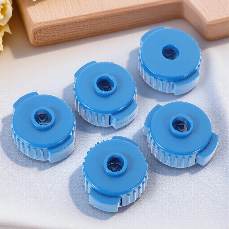 5 قطعة صواميل الصنج سريعة الإصدار قطع غيار طبلة بلاستيكية ممتازة سهلة التركيب وإزالة ملحقات تثبيت قرع