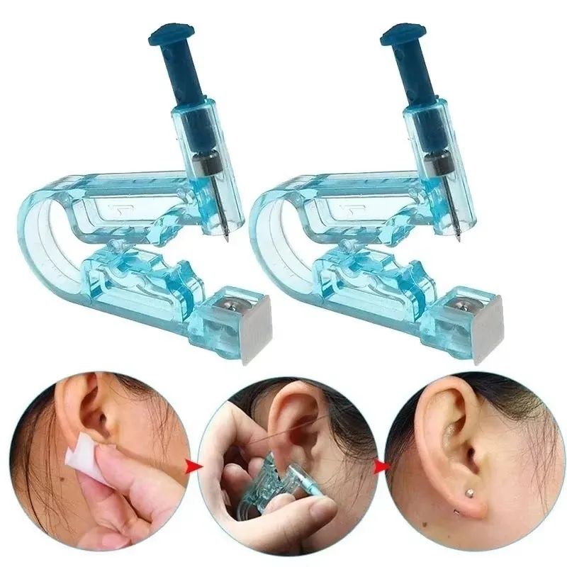 5/10/20/30pcs Ear Piercing Gun Kit Asepsis Disposable Healthy Safety Nose Earring Piercer Tool Set Machine Studs Body Jewelry