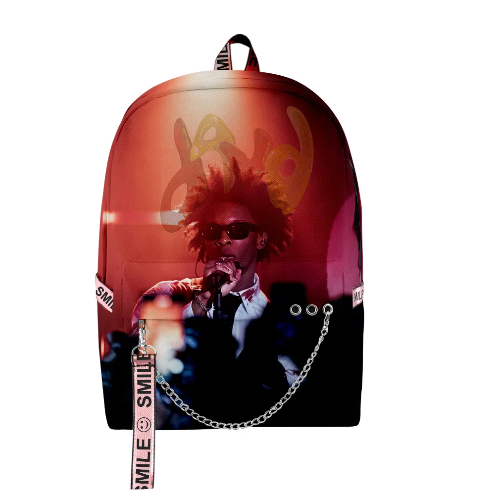 Cartoon Novelty Youthful School Bags Unisex Funny Singer D4vd Travel Bags 3D Print Oxford Waterproof Notebook Shoulder Backpacks
