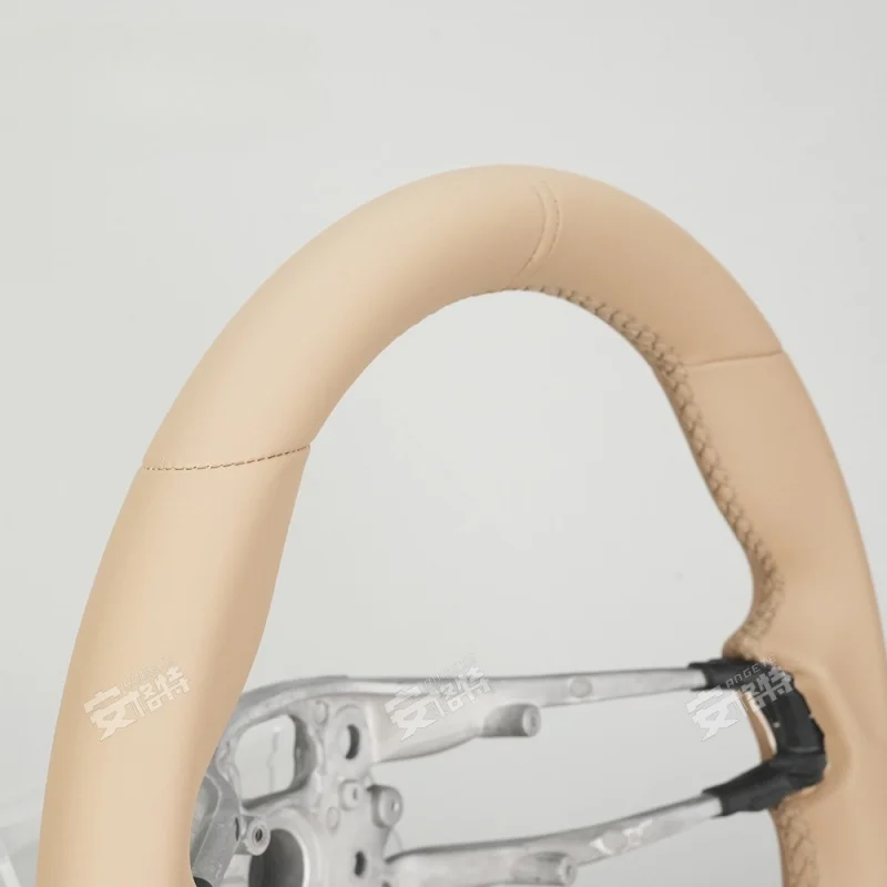 For Porsche 911/Panamera/Macan/Taycan (2019-2022) Full Leather Steering Wheel (Porsche Original Style, Modified Part)