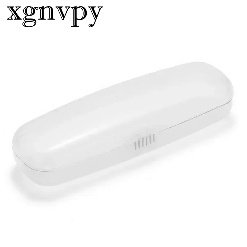 Xgnvpy caja de plástico para gafas de lectura, caja de almacenamiento de baratijas translúcidas, ligeras y sencillas para Miopía