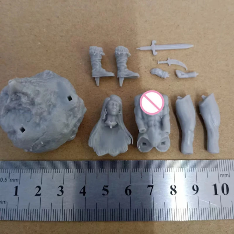 Female Fighter Conan Nsfw Full Resin Figure 1/24 Scale 75mm Assemble Miniature Model Kit Unassembled Unpainted Diorama Toys