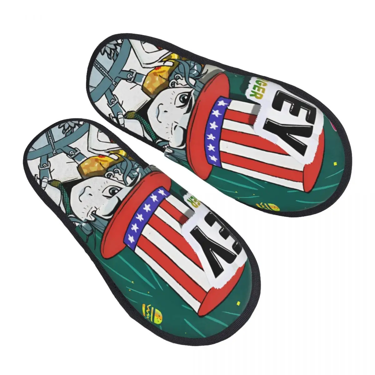 

Custom Print Women Kpop Demon Hunters Ramen Zoey House Slippers Soft Warm Memory Foam Fluffy Slipper Indoor Outdoor Shoes