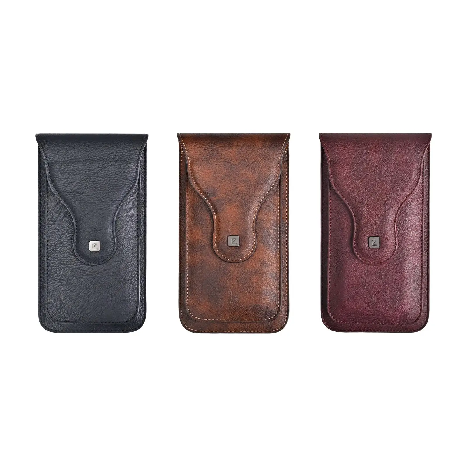 

Кожаный чехол-кобура для телефона и мультитула, подсумок для рулетки и мобильного телефона