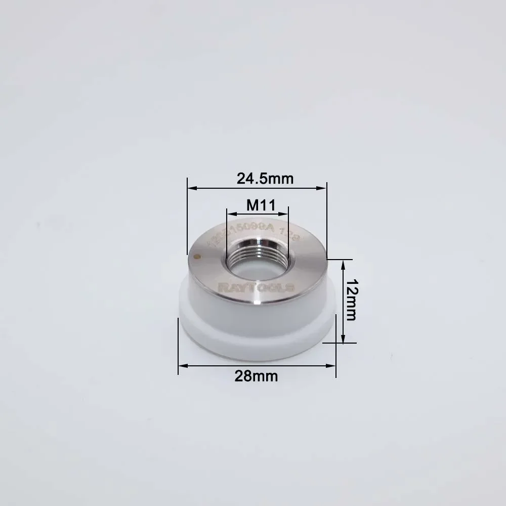 Raytools Laser Ceramic D28mm M11 Nozzle Holder Original 120515099A for Raytools BM115 BM06K BS06K Laser Cutting Head