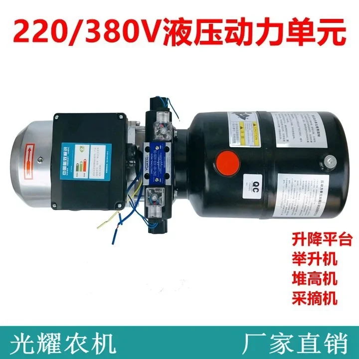 12V24V48V60V220V380V Hydraulic Power Unit Single and Bidirectional Hydraulic Station Electric Lifting Hydraulic Pump