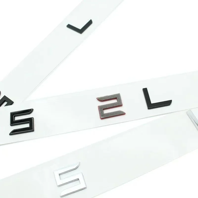 for Tesla backend labels MODEL/3/S/X car labels, rear letter labels, and electroplated car labels with blackened logos