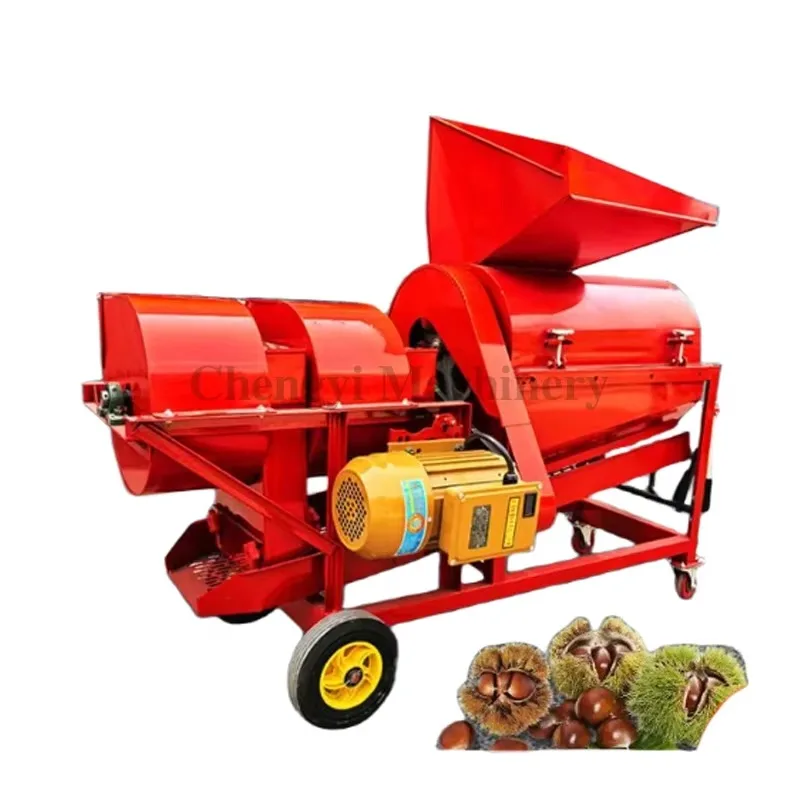 

A New Easy Chestnut Sheller for Streamlined Walnut Processing on Farm