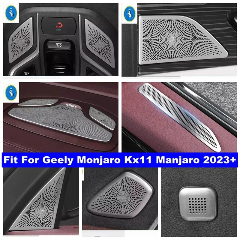 

Pillar A Tweeter Dashboard Speaker Audio Horn Door Loudspeaker Cover Trim Accessories For Geely Monjaro Kx11 Manjaro 2023 2024