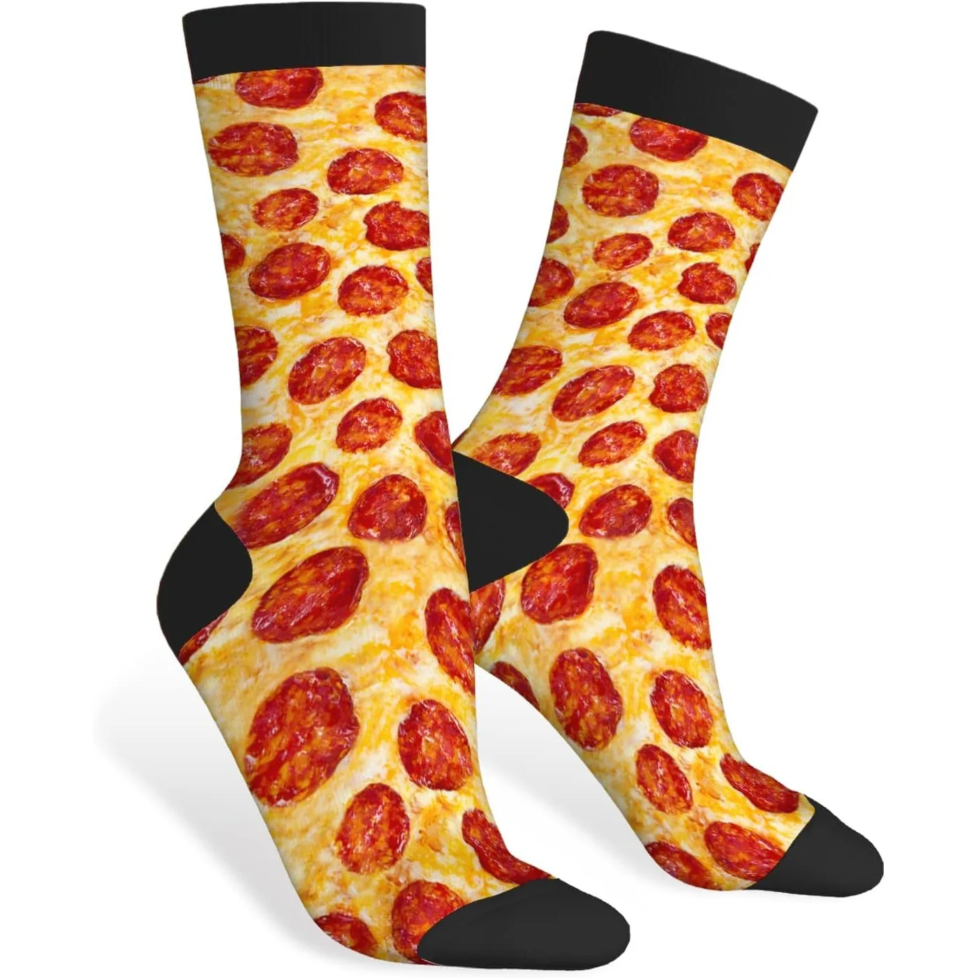 Colorful Cardiograms Funny Socks Health Curve Novelty Casual Crew Socks Contrast Color Design for Women Men Gift