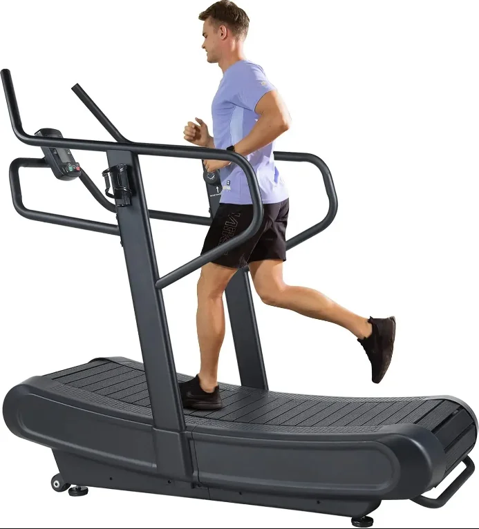 

Commercial Treadmill Unpowered Manual Treadmill Heavy Duty Curved Treadmill Running Machine