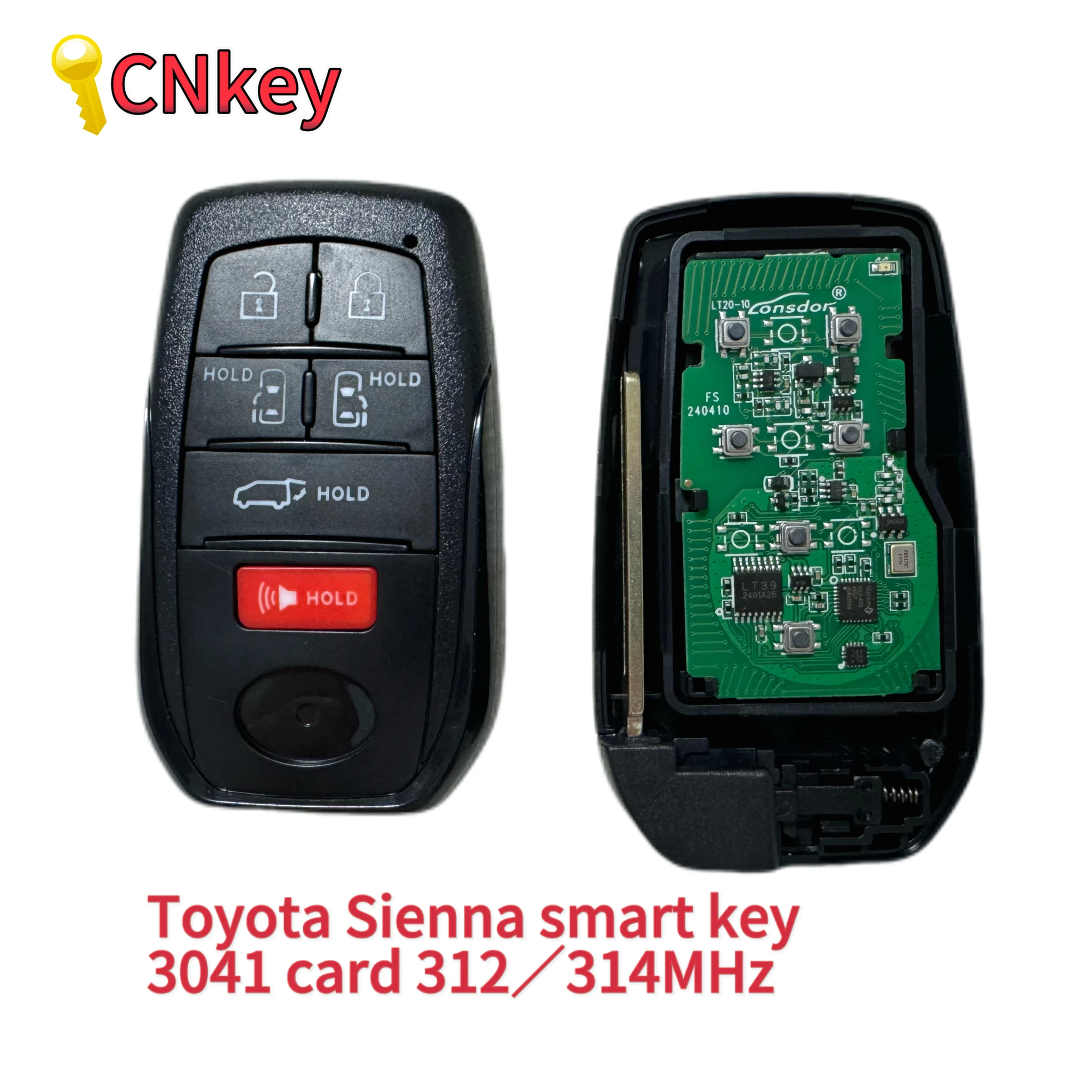 Toyota Sienna Smart key 3041 card 312／314MHz