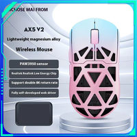MCHOSE AX5 V2 Mouse Tri Mode Paw3950 Wireless Mouse 8000Hz Lightweight Gaming Mice Custom Magnesium Alloy PC Accessory FPS Gamer