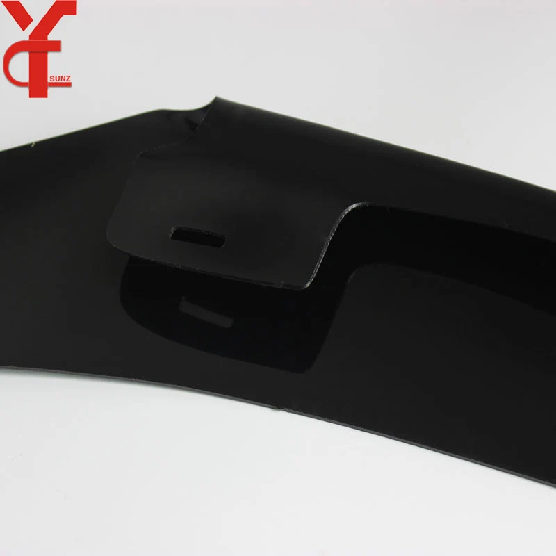 Acrylic Black Car Bonnet Guard Hood Protector Accessories For Isuzu D-Max 2007 2008 2009 2010 2011 YCSUNZ