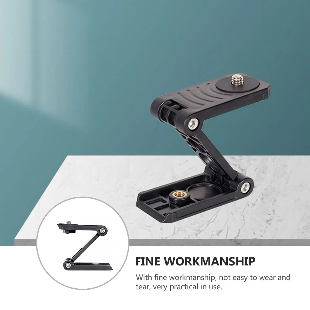 

Folding Z Type Camera Bracket for Phone and Mounting on Tripod Slide Rail Video Track Stable Support Stand