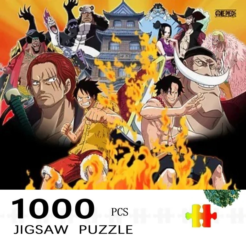 

Набор из 500 деталей: пазлы «Аниме One Piece» для домашнего декора, развивающие игры для взрослых, семейные развлечения, напольные пазлы, развивающие игрушки для детей, подарок