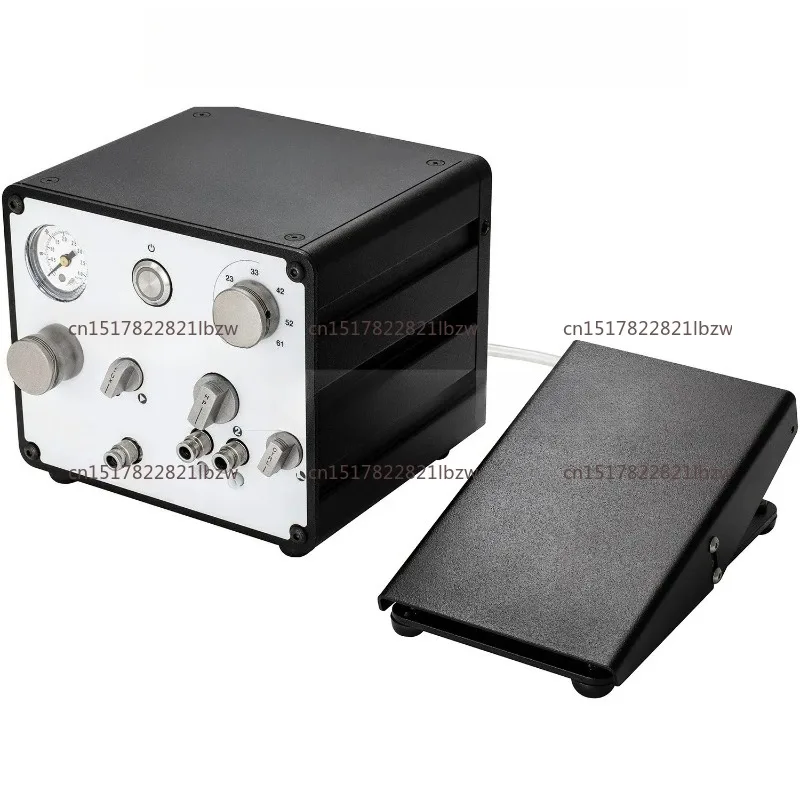 production of double-nozzle hand-controlled foot-controlled pneumatic engraving machine gold carving equipment