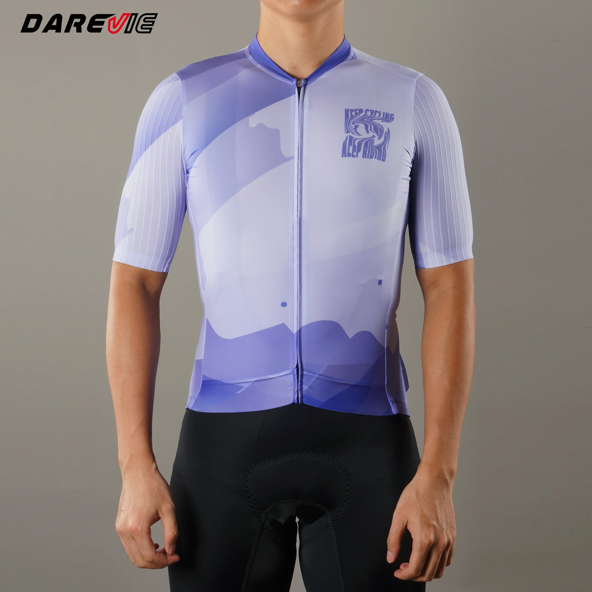 DAREVIE Mann Radfahren Maillot AREO High Speed PRO Anti UV Level Herren Radfahren Shirt Anti Slip Feuchtigkeit Wicking Radfahren Jersey Mann – Detail 5