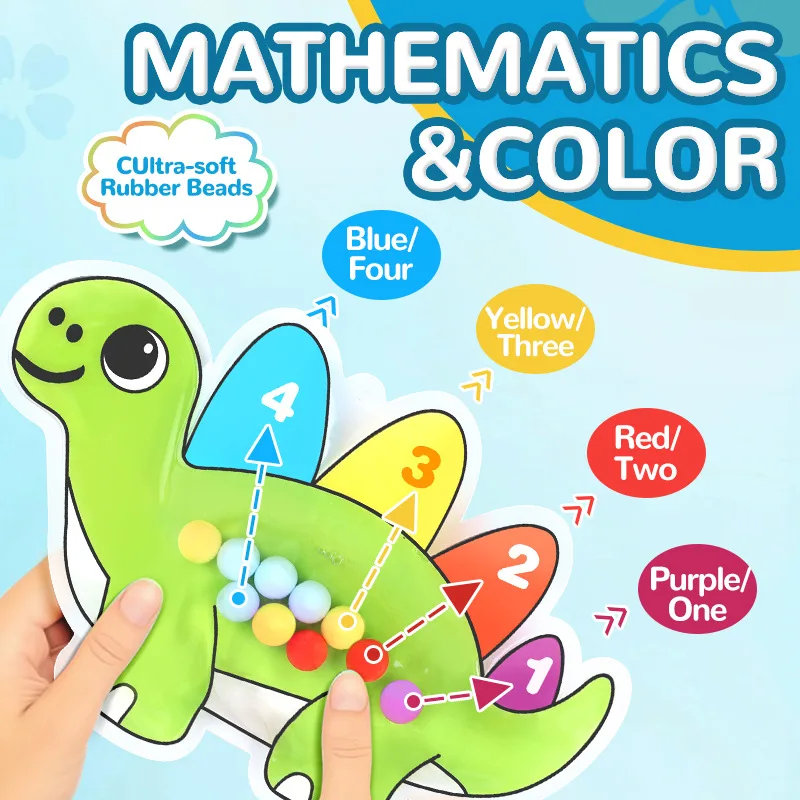 Juguete sensorial de clasificación de colores Montessori con bolas coloridas para jóvenes, juguetes antiestrés para apretar, juego de habilidades motoras finas, regalo de cumpleaños