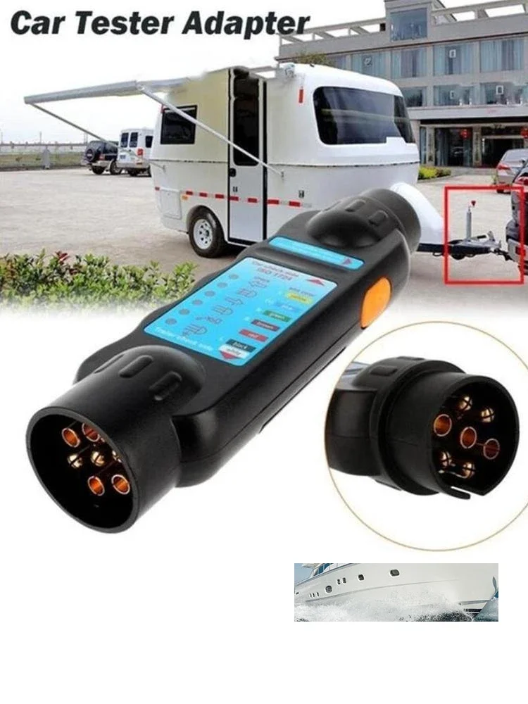 Car Plug and Socket Tester Trailer With 7 LED Indicators Diagnostic Tool 12V 7 Pin Car Accessories