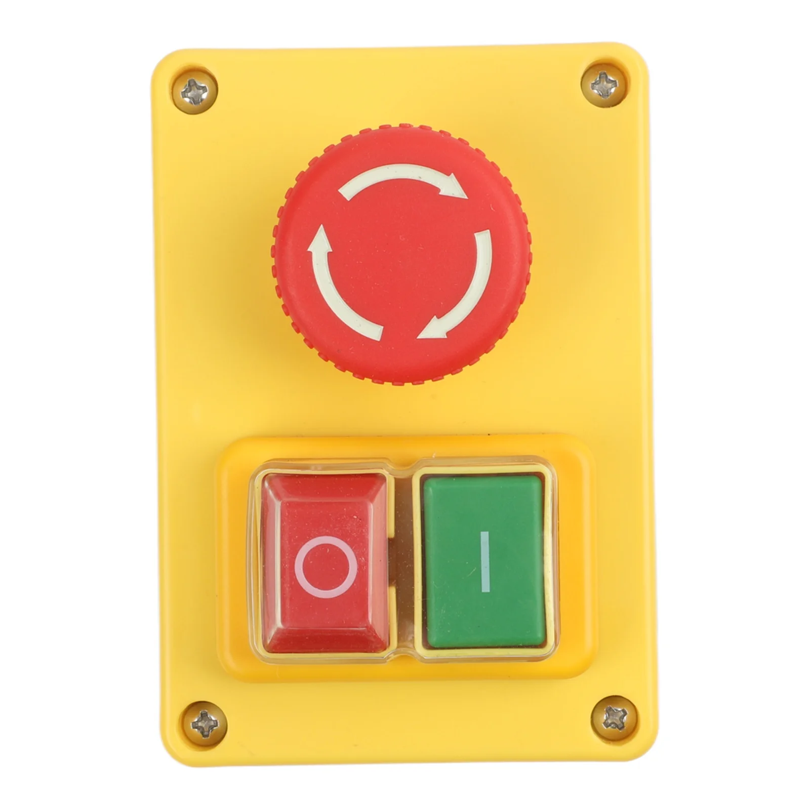 1pc KJD17D Electromagnetic Push Button Switch 250V 16A Exigent Stop For Industrial Machinery Tool Safety Control