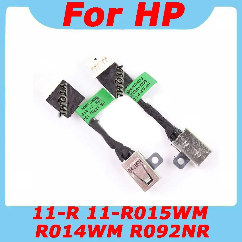 20-100Pcs New Laptop DC Power Jack Cable For HP 11-R 11-R015wm R014wm r092nr Charging Port Connector