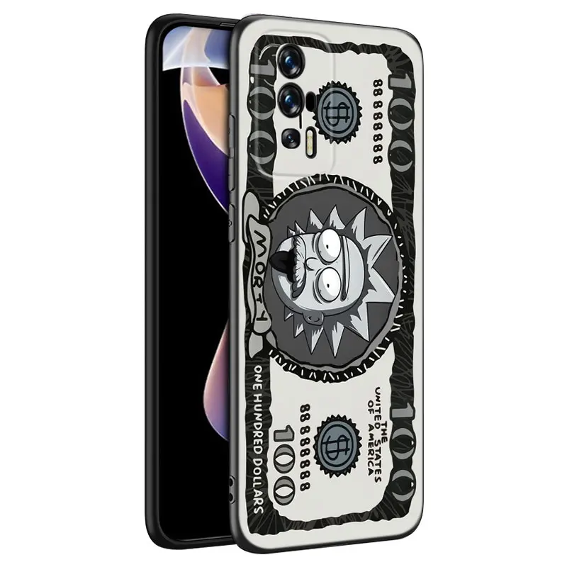 Psychedelic Doctor Art Black Silicone Phone Case For Xiaomi Redmi 9 9A 10A 9C 10C 12C 13C 5G 9T 10 Prime A1 A2 Plus