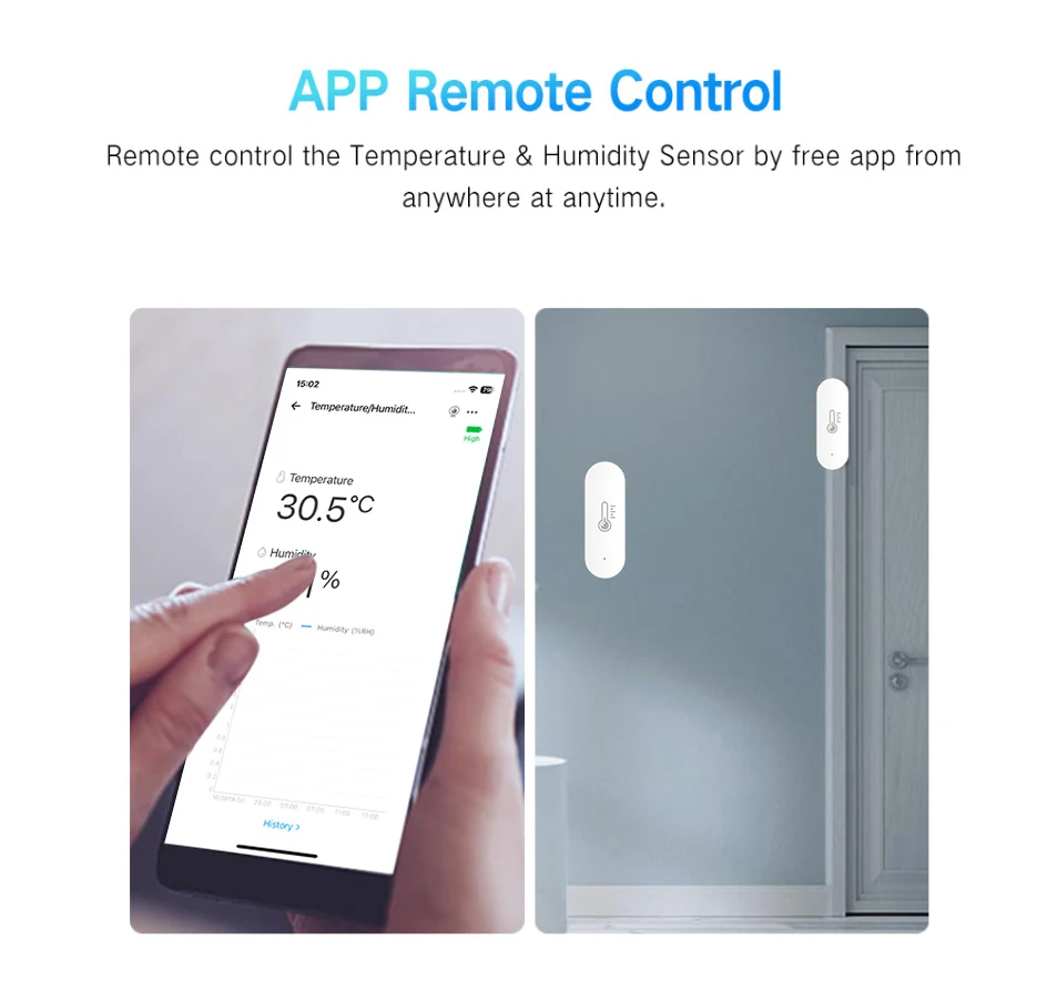 Zigbee Ewelink APP inteligentny czujnik temperatury i wilgotności higrometr termometr inteligentny dom praca z Yandex Alice Alexa Google Home