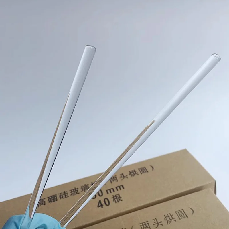 

20pcs or 10pcs Lab Glass stir Rod Stirring Drainage Rod Borosilicate Stirrer Stir Stick