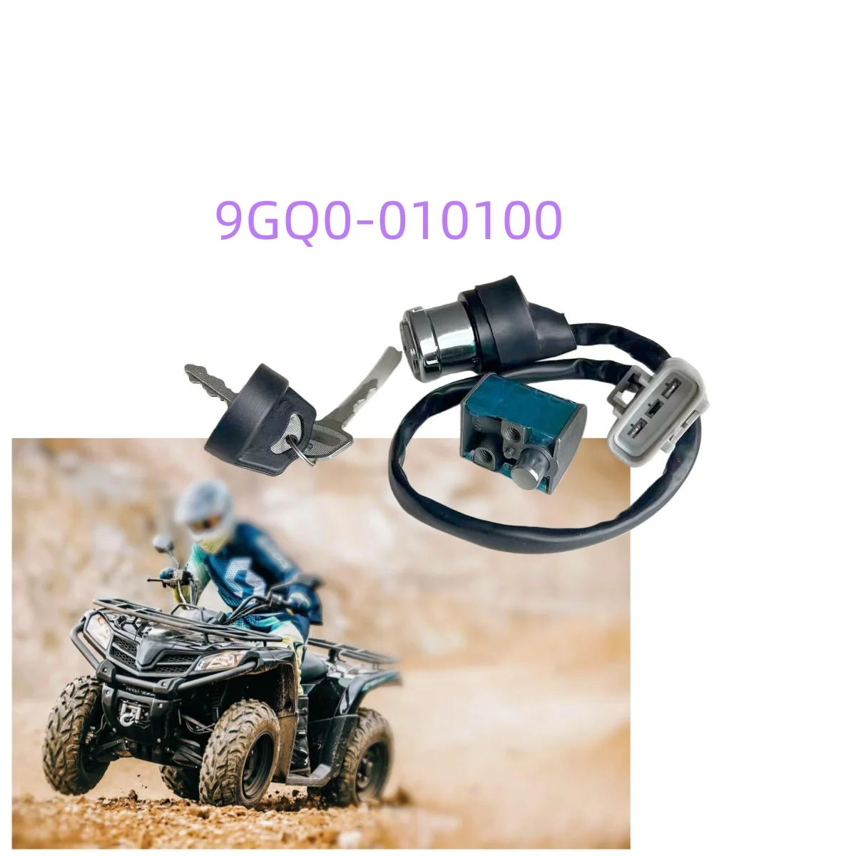 

Original Ignition Key Switch Lock Assy 9GQ0-010100 For CF 450CC ATV Cforce 400L 400S 450L 450S CF400ATR CF400AU Models