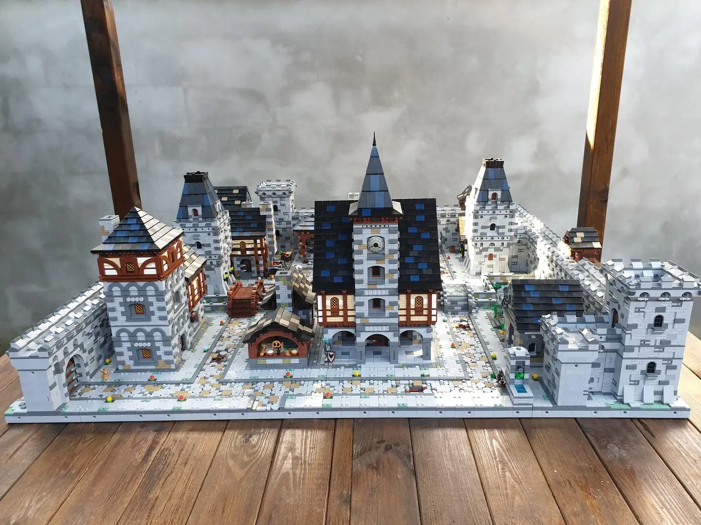 48241pcs Moc Medieval Modulars Complete City Building Bricks Toys Creativity Assembly Castle Building Blocks Kids Christmas Gift