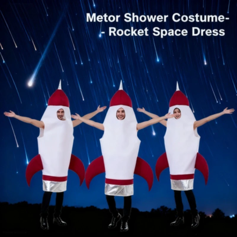

Вдохновленный космический летный костюм для взрослых, комбинезон-ракета, костюм на Хэллоуин, косплей, тематические вечеринки, сценические выступления