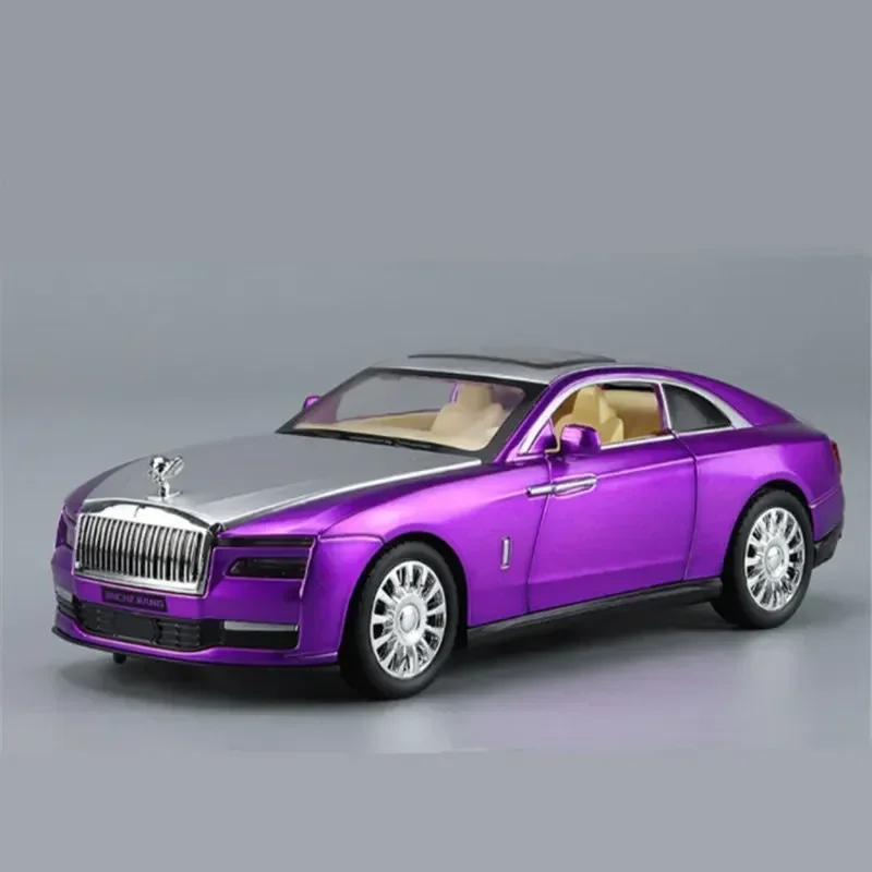

Spectre Alloy New Energy Car Model Diecast 1:32 Metal Luxy Car Vehicles Car Model Simulation Sound and Light Toys Gift