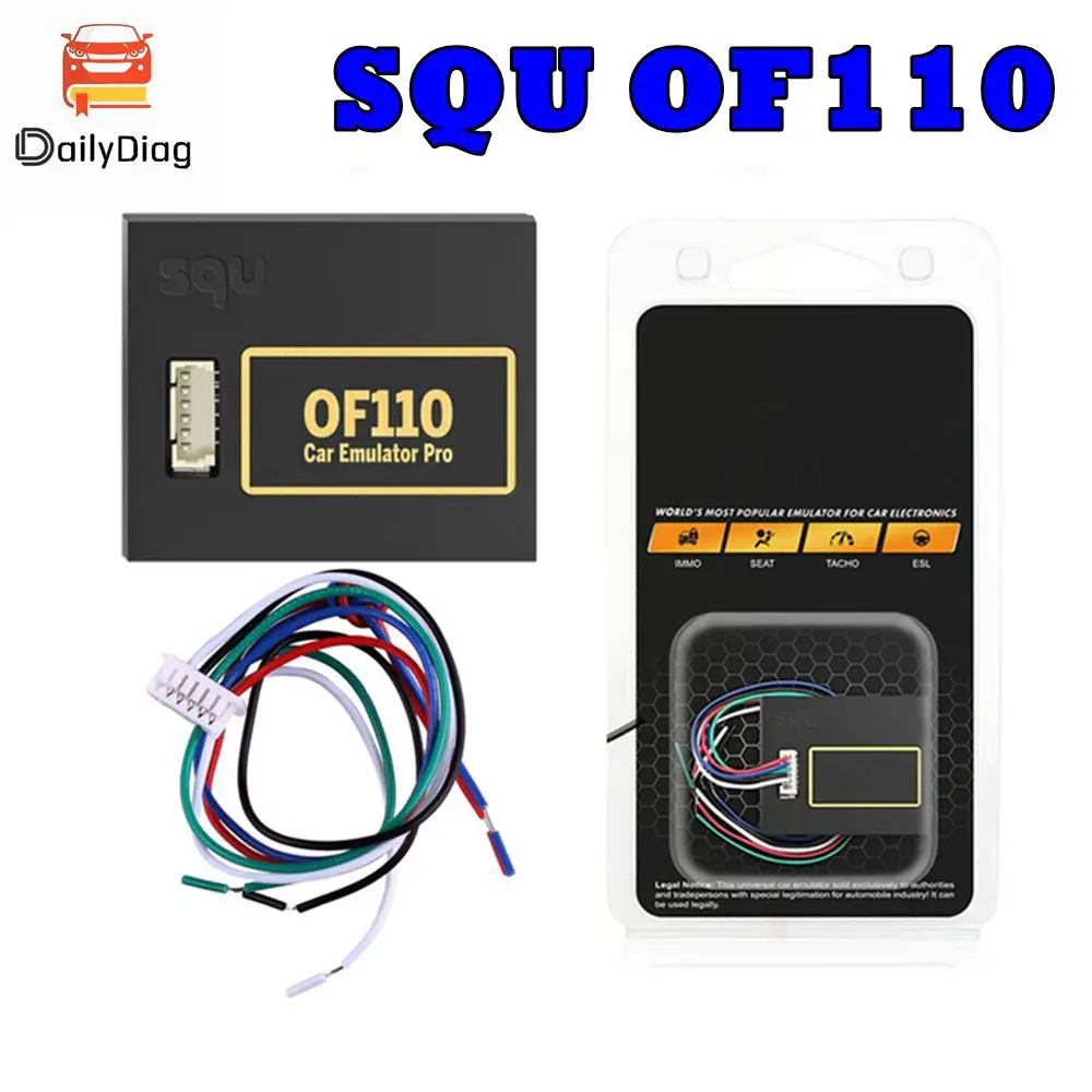 Universal Car IMMO Emulator SQU OF110 for VAG/Mercedes/Opel/Renault/BMW/Fiat/Honda Tacho ECU Tuning Programmer Tool