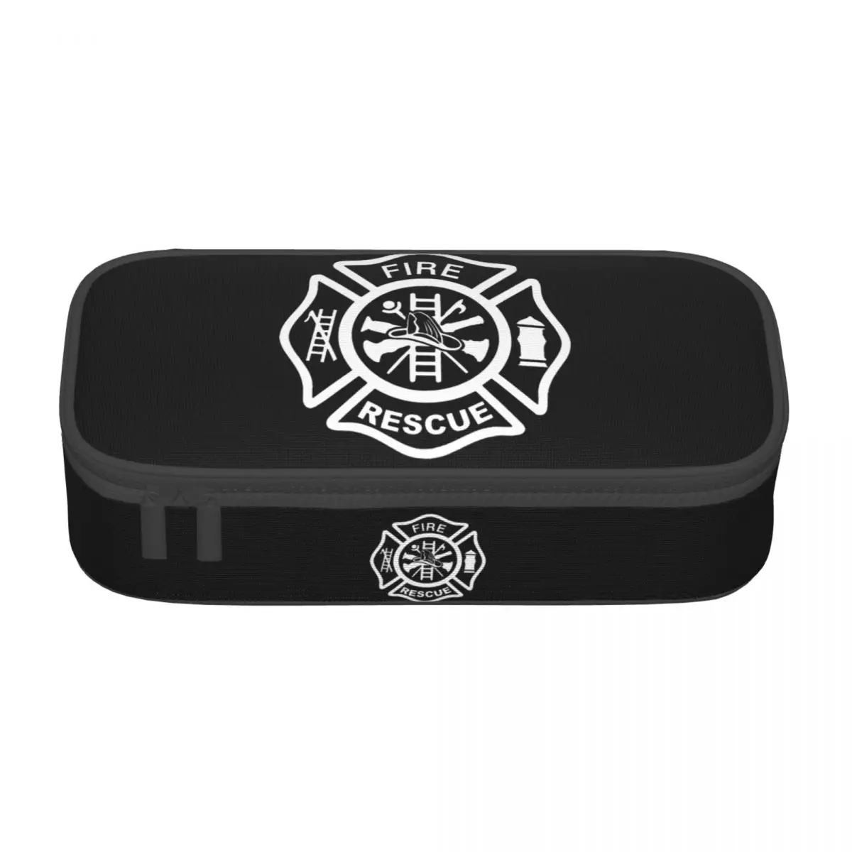 Custom Fire Rescue Firefighter Kawaii Pencil Case Girl Boy Large Capacity Pencil Pouch School Accessories