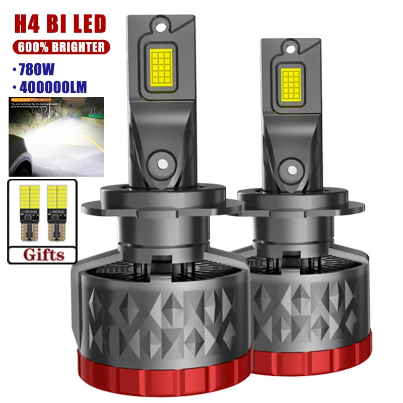 H7 H11 H4 LED Headlights 300000LM 780W Canbus H1 HB3 9005 4300K 6000K H8 HB4 9006 H9 9012 HIR2 H16 Turbo Lamp Fog Light 12V