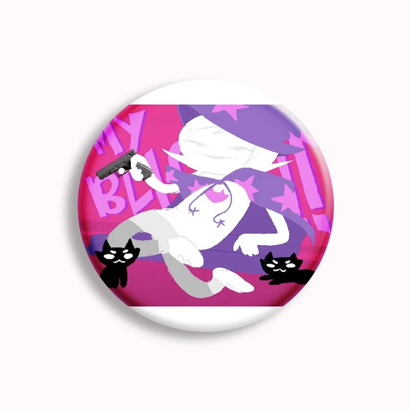 Roxy Lalonde Cartoon Button Pin Creative Anime Characte Meme Brooch Bag Decor Badge Fans Collect Friends Gifts