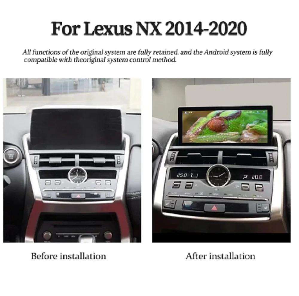 أندرويد راديو Coche لكزس NX 2014 2015 2016 2017 2018 نظام تحديد المواقع والملاحة الوسائط المتعددة استقبال السيارات مشغل ستيريو رئيس وحدة