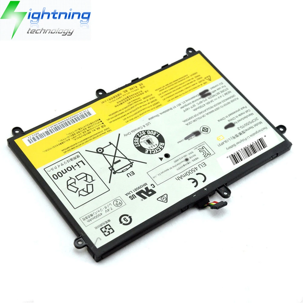 New  Original L13M4P21 7.4V 34Wh Laptop Battery for Lenovo Ideapad Yoga 2 11(80CX59418525) 2332 20332 L13L4P21