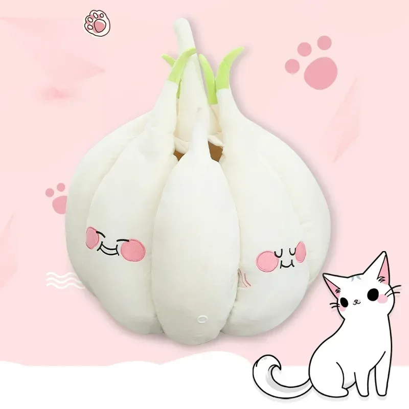 Garlic Creative Cat's House Four Seasons Closed Warm Dog's Nest Lovely  Accessories Kennel White Pet Cushion Removable Soft Bed