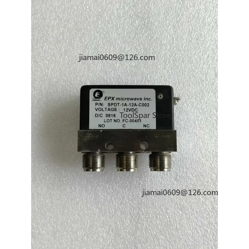 SPDT-1A-12A 12V 12GHz N Type RF Coaxial Switch 1000W SPDT Microwave Signal Switching Component