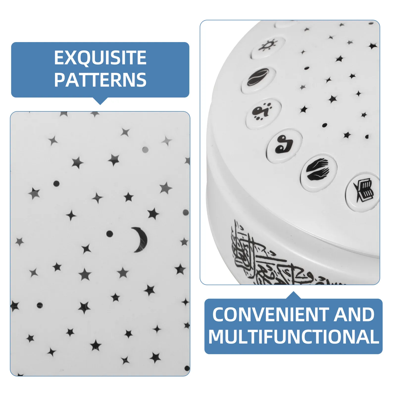 Arabic Quran Player with Night Light & Star Projector for Kids – Electronic Learning Device with Prayers & Nature Sounds